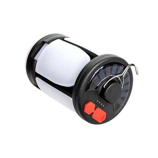 USB Sol Campinglampe Lang Rækkevidde Udendørs Belysning Nødlampe Foldbar Campinglampe