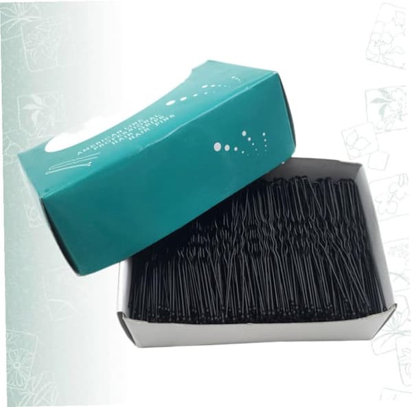 500g Hårnåle Sorte Hårklemmer Bobby Pins Enkel Modeform til Piger