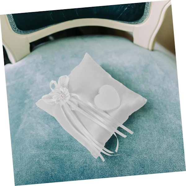 Unik Blomsterdesign Pude Vielsesring Pudeholder til Bryllup Bryllup