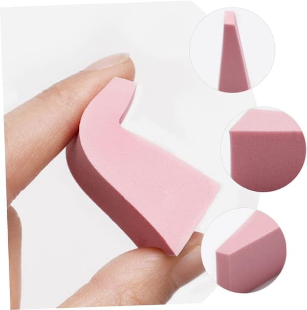 3-pack Gradient Nails Sponge Block Pack Diy Manikyr Konstverktyg för Nageltillbehör Multifunktionell Skönhetssvamp Hemma