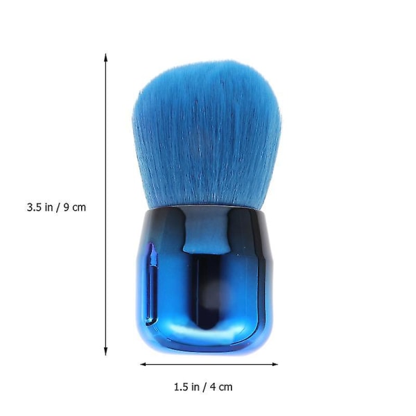 2 stk bærbare professionelle Nyttige løse pulverbørster Blusher-børster Makeup-børster