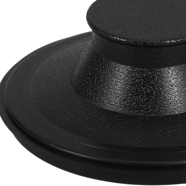 Køkkenvaskprop Vaskprop Gummi Robust Pålidelig Forsegling Forhindrer Lugt Elegant Design Sort