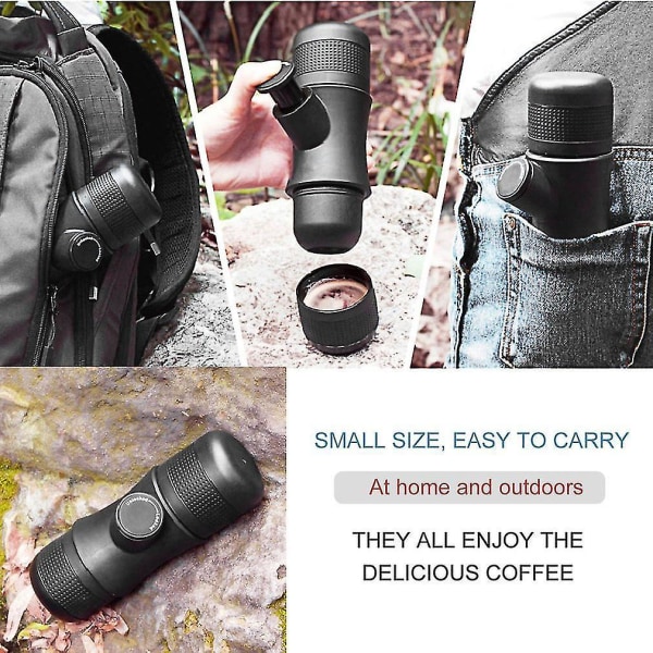 Mini Manuel Håndtryk Rejse Kaffe Kande Maker