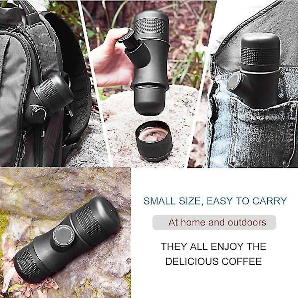 Mini Manuell Handtrycks Resekopp Kaffebryggare