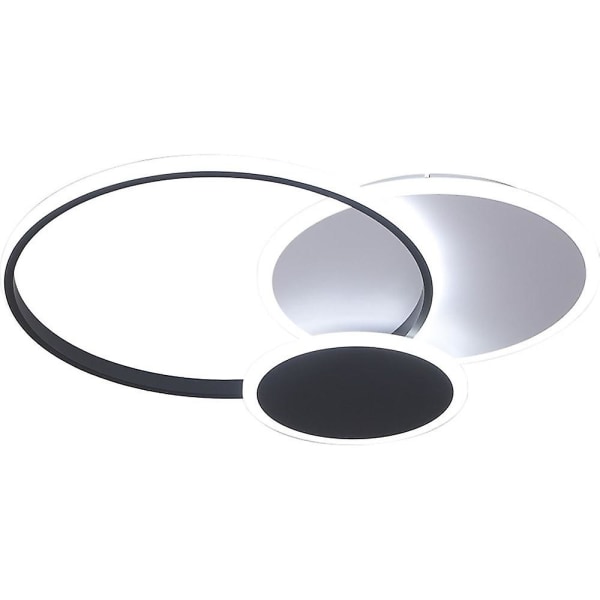 52cm Taklampa LED Cirkel Design Spolmonterad Metall Klassisk