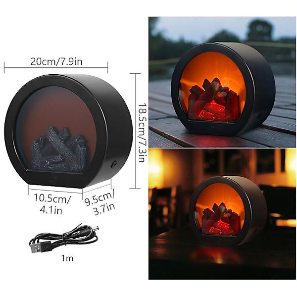 Simulert Peismodell Nattelys USB Kreativ