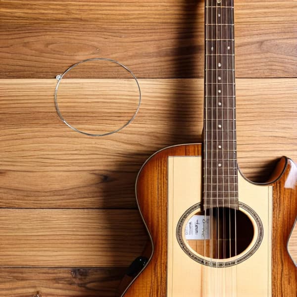 40 st gitarr akustiska strängar ersättningssats för musikinstrument, rostfri ståltråd