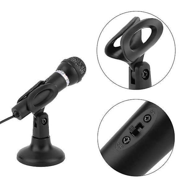 Notebook Desktop Mikrofon KTV-307 3,5 mm Mic