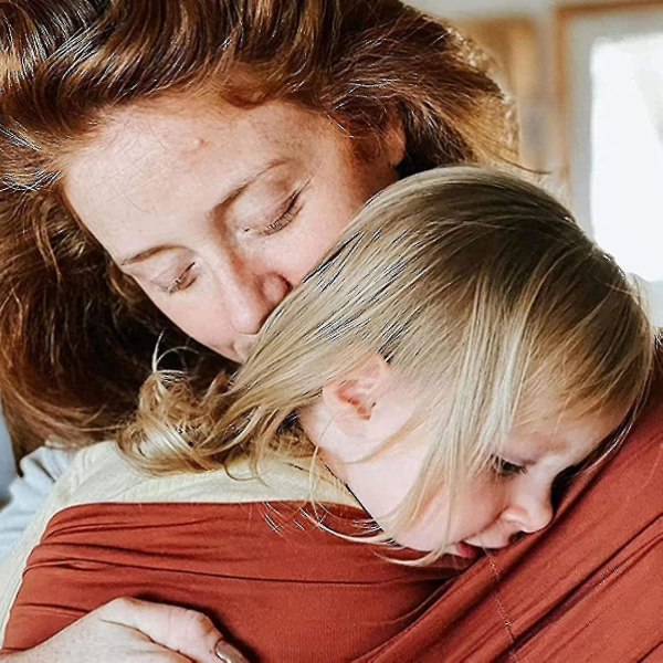 Mama's Bonding Dyne Baby Wraps Bæresele Slynge Åndbar Ergonomisk Bæresele Til Baby 2 til 36 måneder Coffee