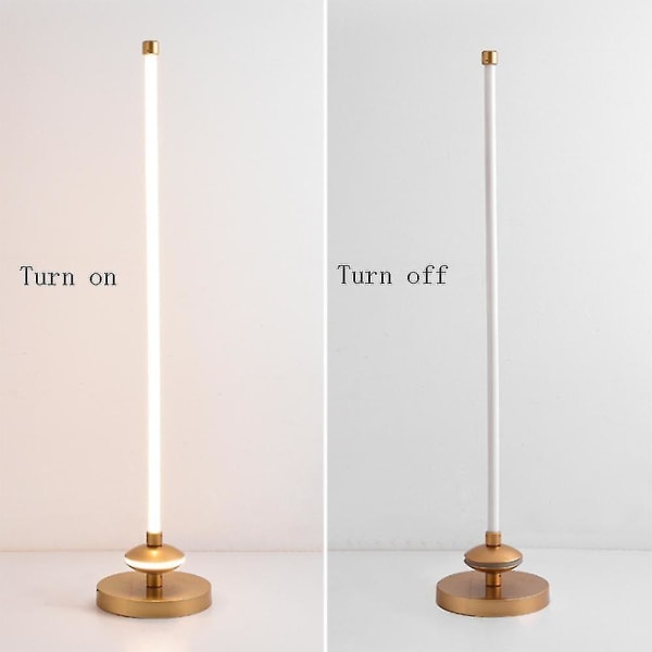 LED Vertikal Lång Remsa Golvlampa 360 Grader Ljus