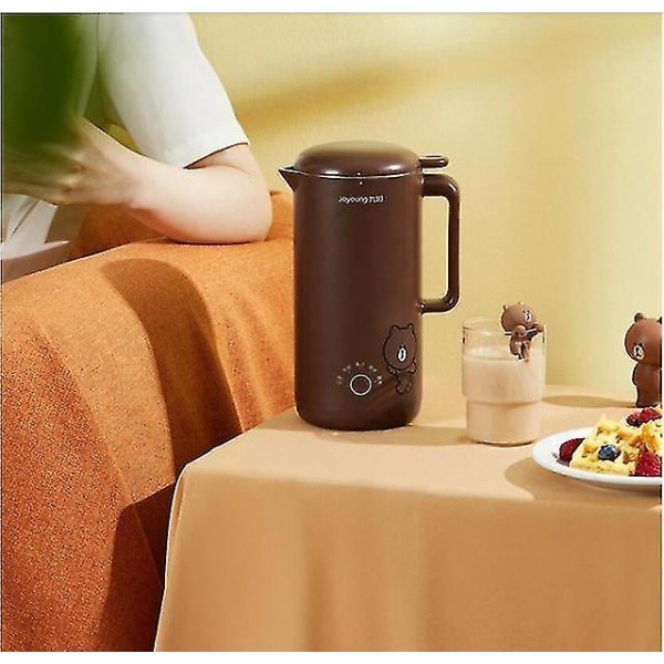 Bärbar Elektrisk Juicer Mini Filter Juicer Brun