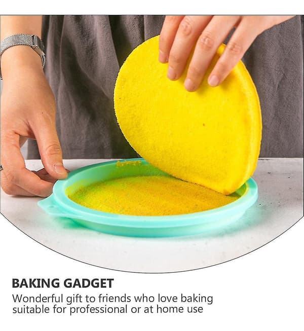 Silikon Kageform Regnbue Mousse Lagdelt Rund Kage Bagetilbehør Bageform (4 stk)