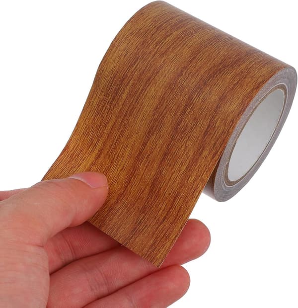 1 rulle realistisk träkornreparationstejp med hög vidhäftning och slitstarkt pappersmaterial