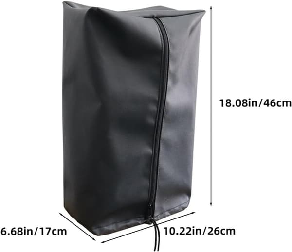 Öltornsskydd Skräddarsydd Passform PU-material Nylon Dragsko Väderskydd Passar