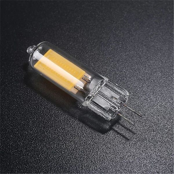10 kpl himmennettävät, vilkkumattomat lasiset LED G4 COB-lamput 3W AC/DC12V