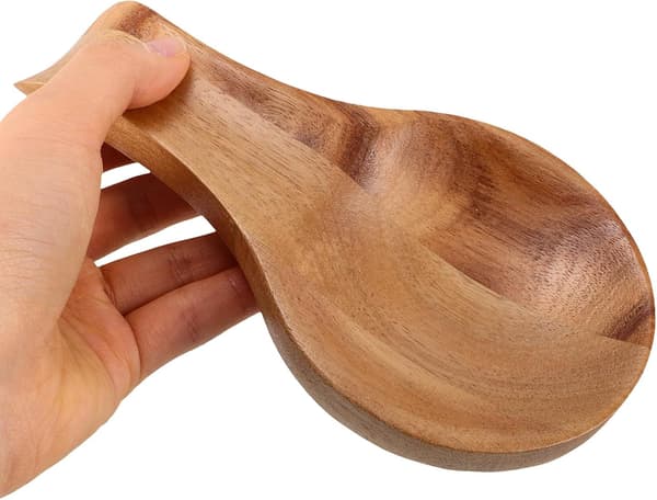 Tresleiv Tre skjeholder Rektangulær Elegant Design Rustikk Sjarm Holder Benkeplater Rene
