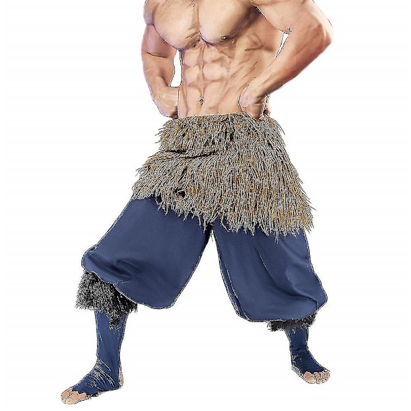 Demon Slayer Anime Kostume Hashibira Inosuke Mænds Fancy Bukser S