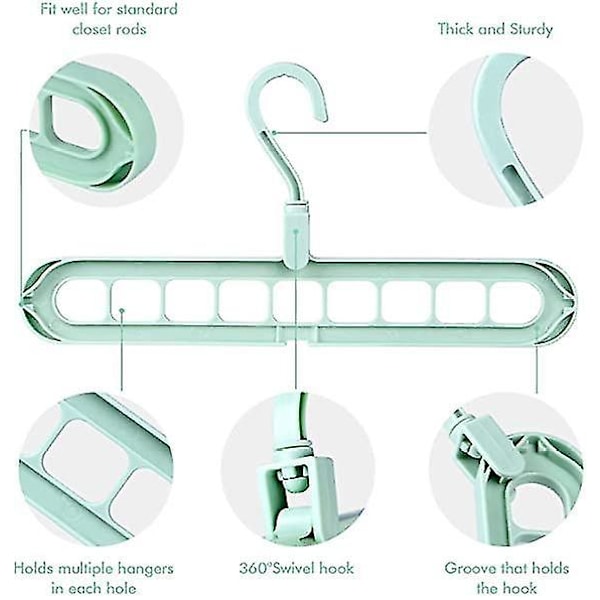 Multifunktionel Magic Hanger Anti-Skid Pladsbesparende