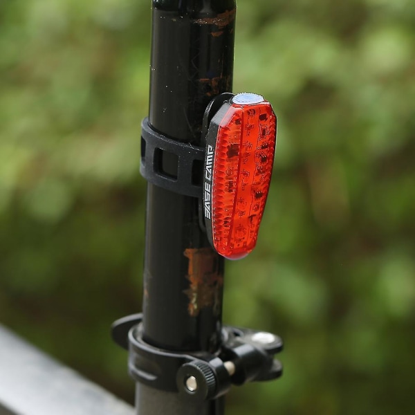 Vandtæt cykel LED-baglygte Sikkerhedsadvarsel om natkørsel
