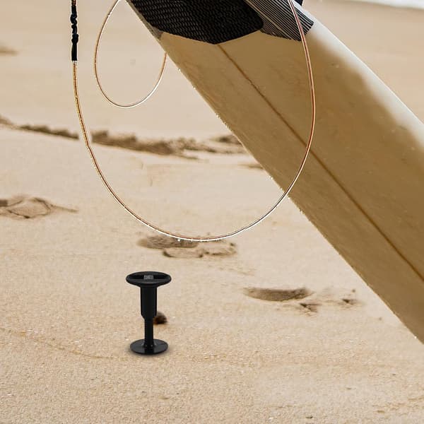 Paddleboard Leash Plug Sort Plastik Traction Surfbræt Fod Leash Plug Paddle Board Tilbehør