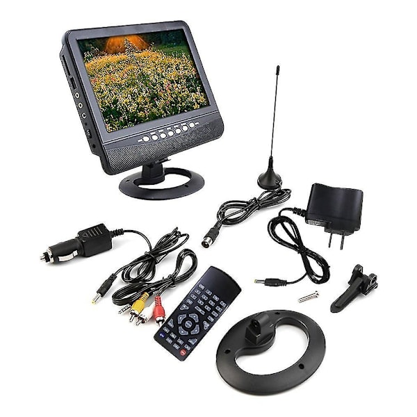 7 tommer LCD-skærm Analog TV FM MP3 Bilskærm Mobil
