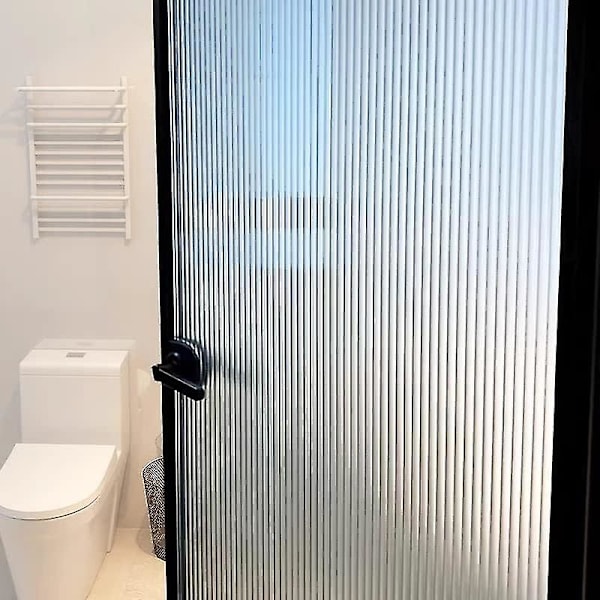 Stripe Vindusfolie Personvern, Vertikale Striper, 45x200cm