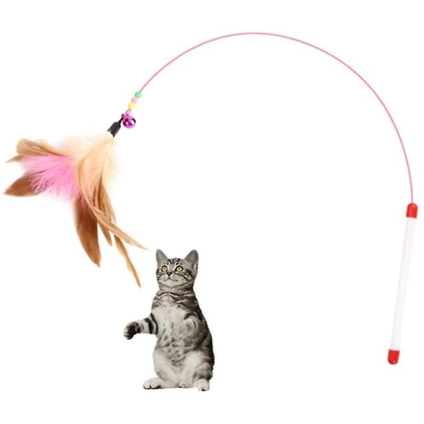 Sød Feather Catnip Stick Interactive Cat Chew Toy