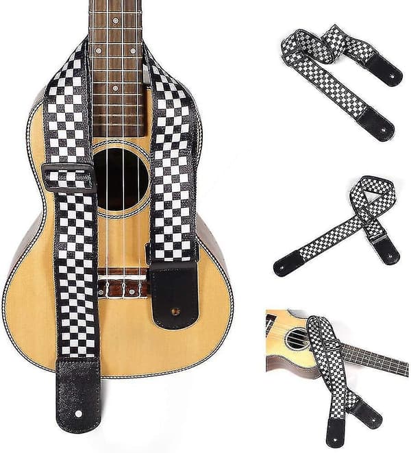 Gitarrrem, Justerbar Längd Gitarrrem För Akustisk, Elektrisk, Basgitarr