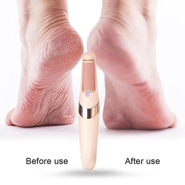 Elektrisk fodfil, der er kompatibel med pedicureværktøj til slibning af hæle
