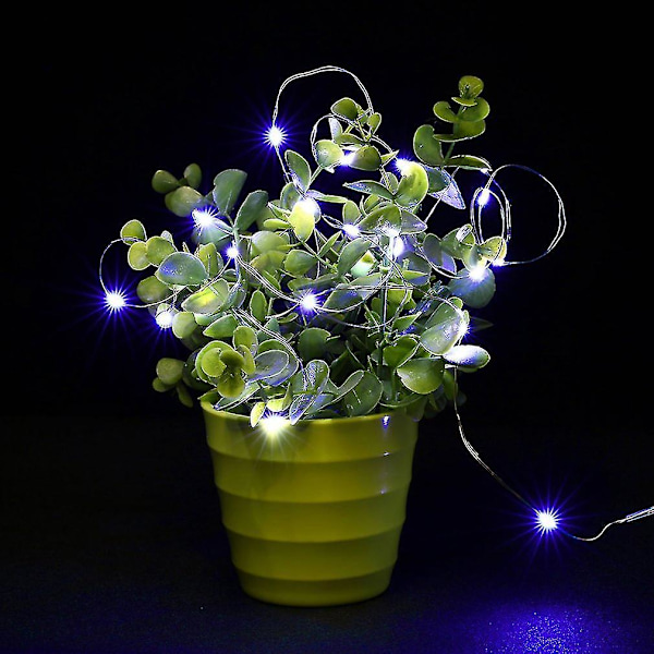 20m 200 LED-Koppartrådslampor 8 lägen Bröllop Fest