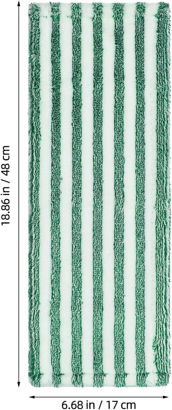 2 stk. mikrofiber moppeputer påfyll gjenbrukbare erstatningsvaskbare kompatible Libman flatmoppklut