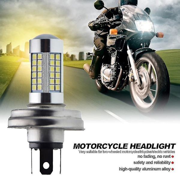 2 kpl Moottoripyörän P45t R2 66smd Led-ajovalot Korkea/matala säde Skootterille Mopedille Valkoinen 6000k 6v 12v Moottoripyörän Etuvalolamppu 10-30V