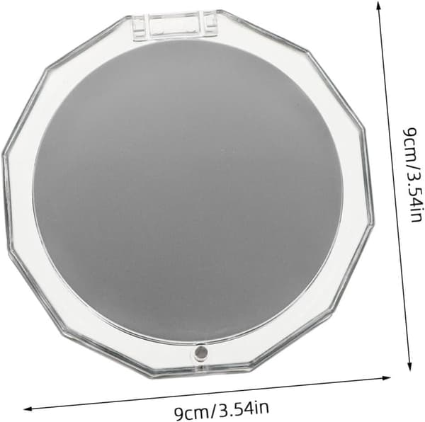 Polygonal Makeup Spejl Sammenfoldelig Kompakt til Kvinder Bærbart Håndspejl Sødt Design