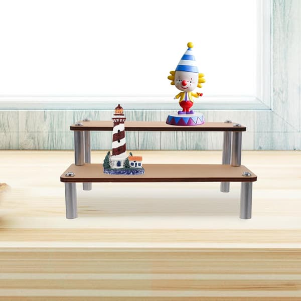 Træ Multi-lags Display Riser Stand og Figurer, Organizer til Modelsamling