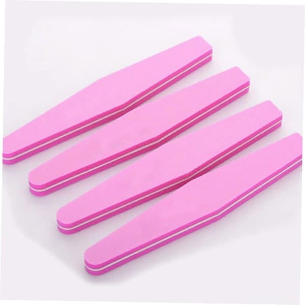 10 stk. neglebuffer neglelakkstrimler sandpapirfil slipeblokk buffer