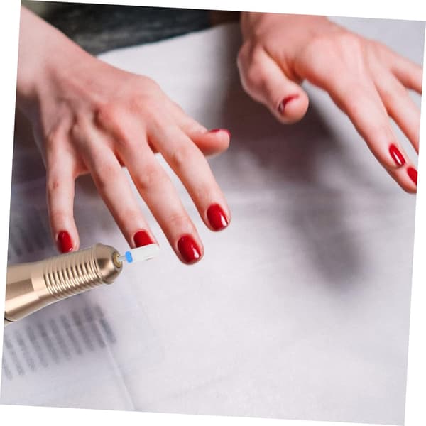 Wolframslibehoved til neglekunst af robuste negleslibehoveder til manicure- og pedicuresæt