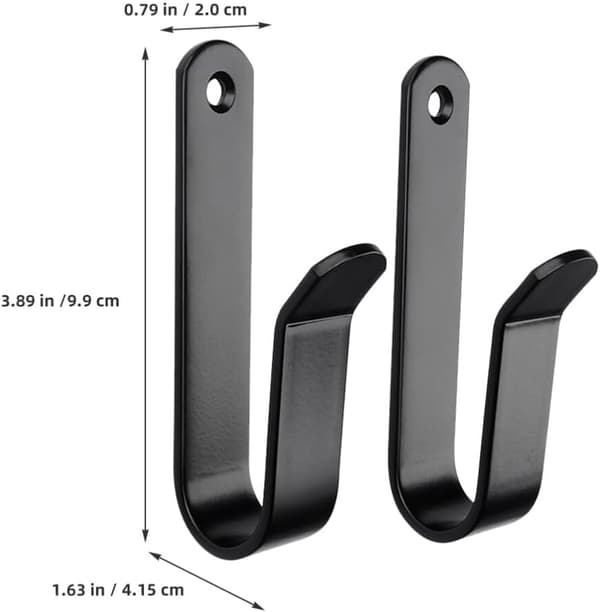 1 set Skateboard Väggkrok Set Metallhängare för Väggmontering Platsbesparande Förvaring