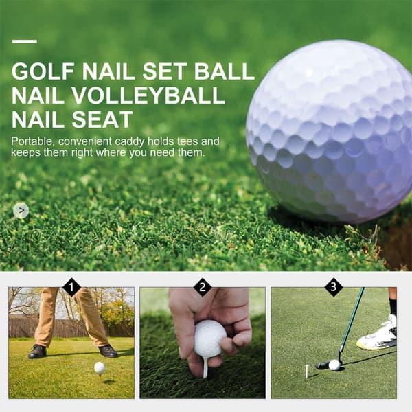 4 sæt plastik golf tee holdere bærbare tee holdere tilbehør