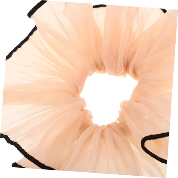 4 stk. store flæse-hårbånd elastiske scrunchies til kvinder piger tykt hår styling tilbehør til hverdagsbegivenheder