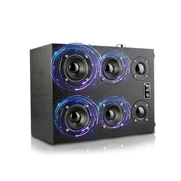 Puinen tietokonekaiutin Subwoofer 3D 3,5 mm liitäntä