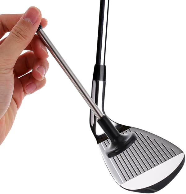 Magnet Lie Angle Tool Golf Swing Alignment Rod Sort Svingtræner Korrektionspind til Udendørs Golftræning