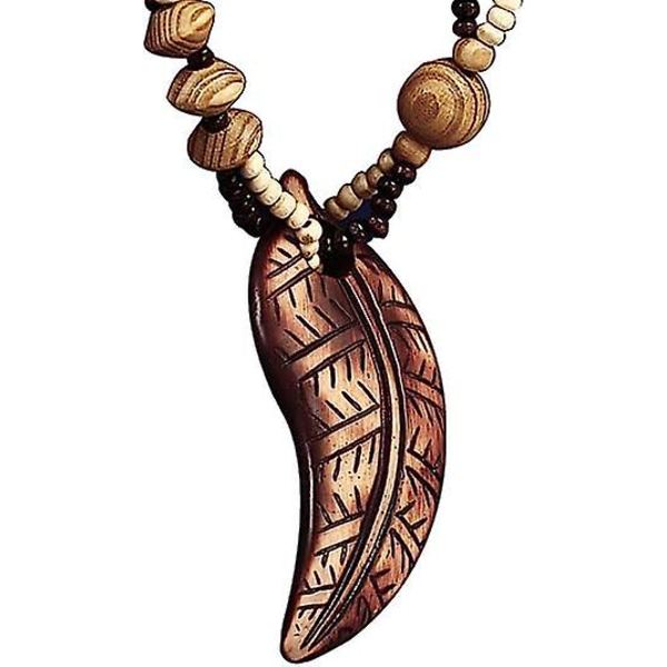 Boho-halsband, Kvinna Djur Blad Hänge Pärlhalsband - 1
