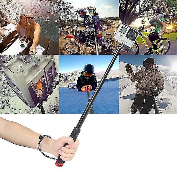 Selfie Stick Udvidbar Håndholdt Monopod Gopro Hero