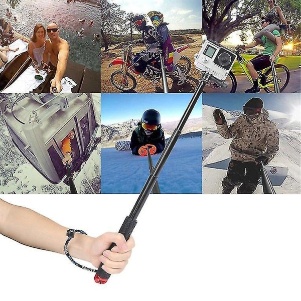 Selfie Stick Utökbar Handhållen Monopod Gopro Hero