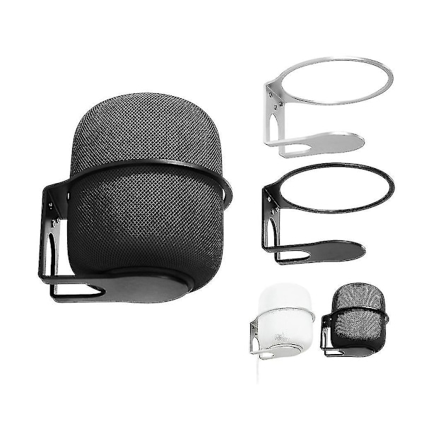 Väggfäste för Homepod 2-högtalare, väggfäste, platsbesparande fäste Black