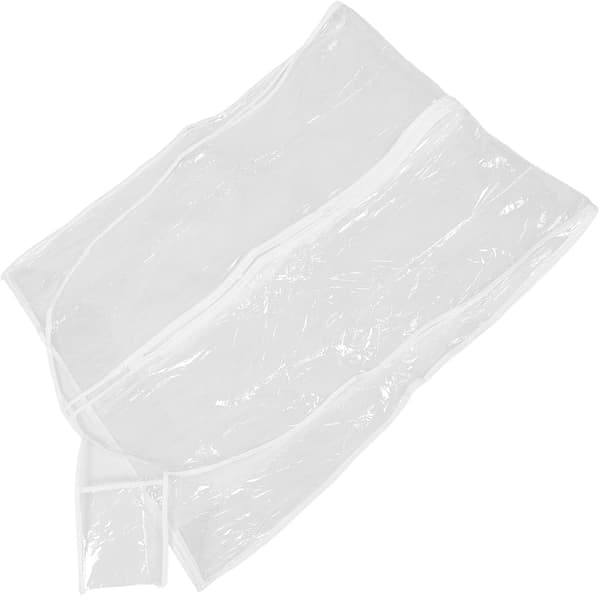 Bärbar PVC-plaggpåse för bröllopsklänning och lång klänning dammskydd