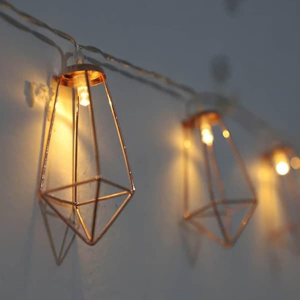 Ramadan Eid 2m Strängljus 10 LED Varmt Vit Batteri