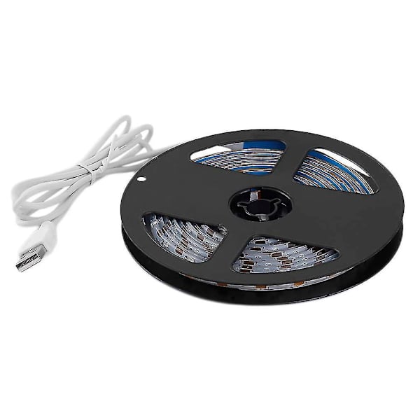 DC5V USB 300cm Vattentät LED-remsa SMD3528 TV-belysning