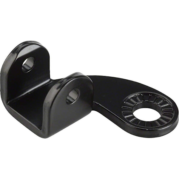 Design 12mm Ståltræk Beslag Sort 1stk