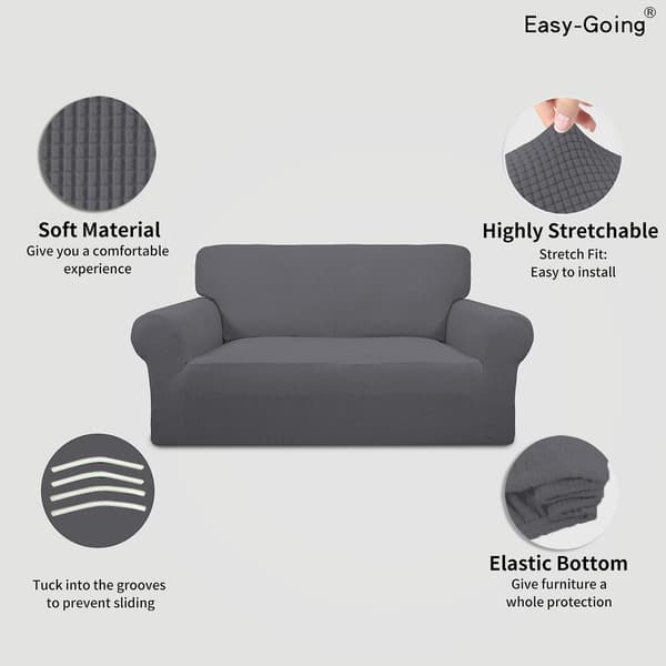 Elastisk Sofa Betræk, 1-delt Sofa Betræk, Blødt Møbelbeskytter Med Elastisk Bund